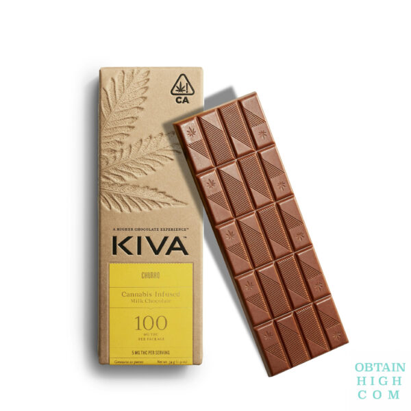 Kiva Churro Cannabis Infused Milk Chocolate Bar by Kiva Confections